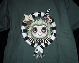 TeeFury Beetlejuice SMALL &quot;Third Times the Charm&quot; Parody Shirt CHARCOAL - $13.00