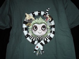 TeeFury Beetlejuice SMALL &quot;Third Times the Charm&quot; Parody Shirt CHARCOAL - £10.45 GBP