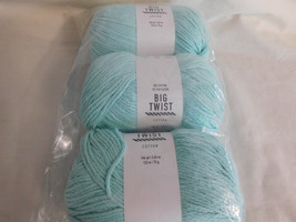 Big Twist Cotton Pastel blue lot of 3 dye Lot CNE1227 - £12.48 GBP