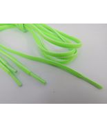 Green White Round Athletic Shoe Laces 54&quot; inches will work for 8 pair of... - $5.60 CAD