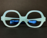 Comobaby Kids Eyeglasses Frames COMO BABY 2 Blue Rubberized Strap 38-18-120 - $55.97