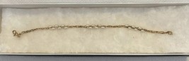 VTG Monet Gold Braided Chain Link &amp; Bracelet W/Branding Tab/Lobster Clas... - $15.47 CAD