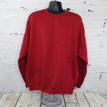 Gildan Mens Size XL Heavy Blend Sweatshirt Long Sleeve Fleece Deep Red NWOT - £11.61 GBP