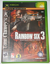 XBOX - RAINBOW SIX 3 SQUAD-BASED COUNTER TERROR (Complete with Manual) - $15.00