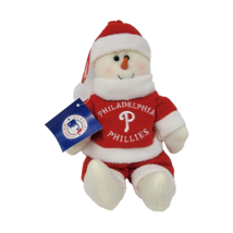 Philadelphia Phillies Scottish Christmas Ornament MLB Baseball Santa Snowman New - £11.52 GBP