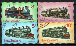 New Zealand 517-520 Used Locomotives Trains Transportation ZAYIX 0224S0067 - £2.87 GBP