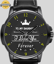 Special Daughter Love Forever  Beautiful Unique Text Wrist Watch - £43.94 GBP