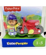 Fisher Price Little People Samuel and Bike Cycle Toy Figures Set  - $20.41 CAD