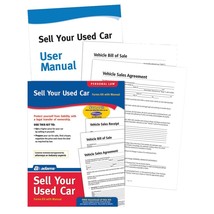 Adams Sell Your Used Car, Forms and Instructions (PK214) - $10.89