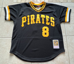 WILLIE STARGELL #8 PIRATES Mitchell &amp; Ness Black Jersey Size Large 44 NWT - £58.99 GBP