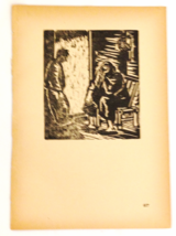 Chinese Woodcut Print &quot;Mother and Child&quot; Wood Cuts of Wartime China (1937 1945) - £5.47 GBP