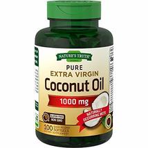 Nature&#39;s Truth Extra Virgin Coconut Oil 1000 mg, 100 Count - $14.25