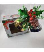 Vintage Kmart Musical Brass Colored Christmas Holiday Bells Home Decor W... - €16,14 EUR