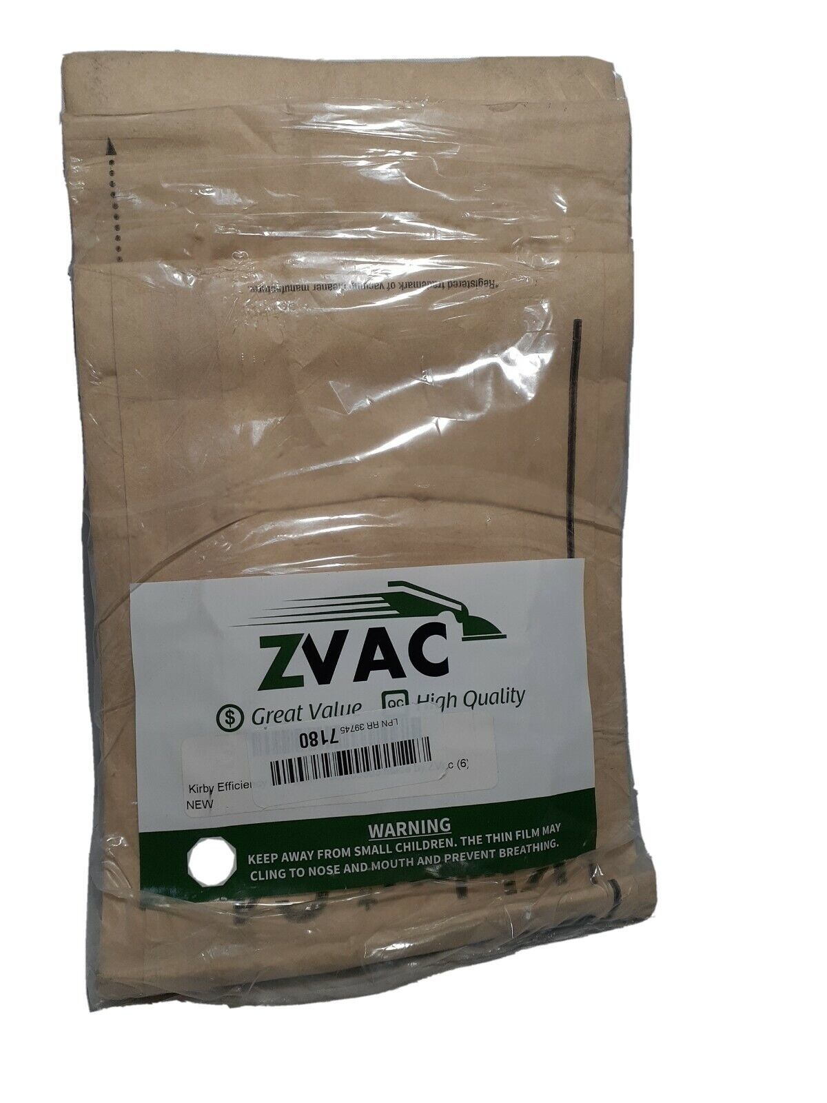 6 ZVac  Bags for Kirby G4 Vacuum Cleaner Bags - $6.11