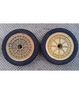 22DD51 PAIR OF WHEELS FROM HONDA SNOWBLOWER: 8&quot; DIAMETER, 1-3/4&quot; WIDE, 5... - $8.53