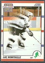 Los Angeles Kings Luc Robitaille All Star 1990 Score Hockey Card #316 nr mt - £0.39 GBP