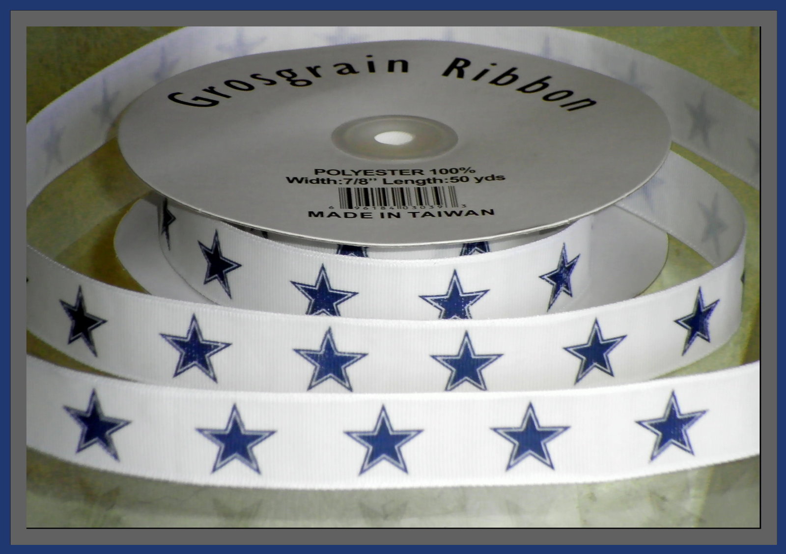 Dallas Cowboys Star Inspired Grosgrain Ribbon