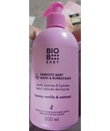BIOB Baby Prebiotic Baby Wash &amp; BUBBLE BATH  300ML VANILLA AND OATMEAL. New - $25.79 CAD