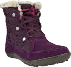 COLUMBIA POWDER SUMMIT SHORTY WOMEN&#39;S PURPLE WATERPROOF BOOTS, YL5207-563 - £51.15 GBP