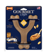 Gourmet Style Nylon Strong Wishbone Dog Chew Toy Peanut Butter Large/Gia... - $412.32 MXN