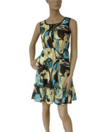 NEW SLEEVELESS COTTON SUN COCKTAIL DRESS LARGE - $108.73 CAD
