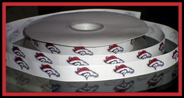 Denver Broncos Inspired Grosgrain Ribbon - £7.18 GBP