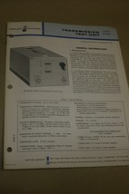 HP Hewlett Packard 8740A Transmission Test Unit Operating manual Operator&#39;s User - £20.32 GBP