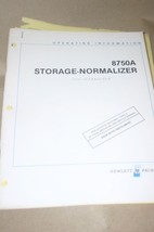 HP Hewlett Packard 8750A Storage Normalizer Operating users guide manual 90016 - £20.32 GBP