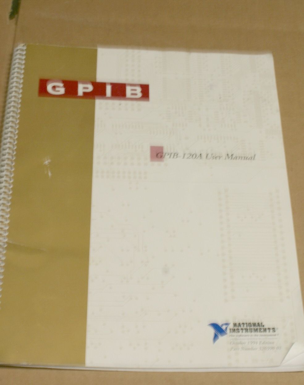 National Instruments GPIB-120A bus expander isolator User Manual - $24.45