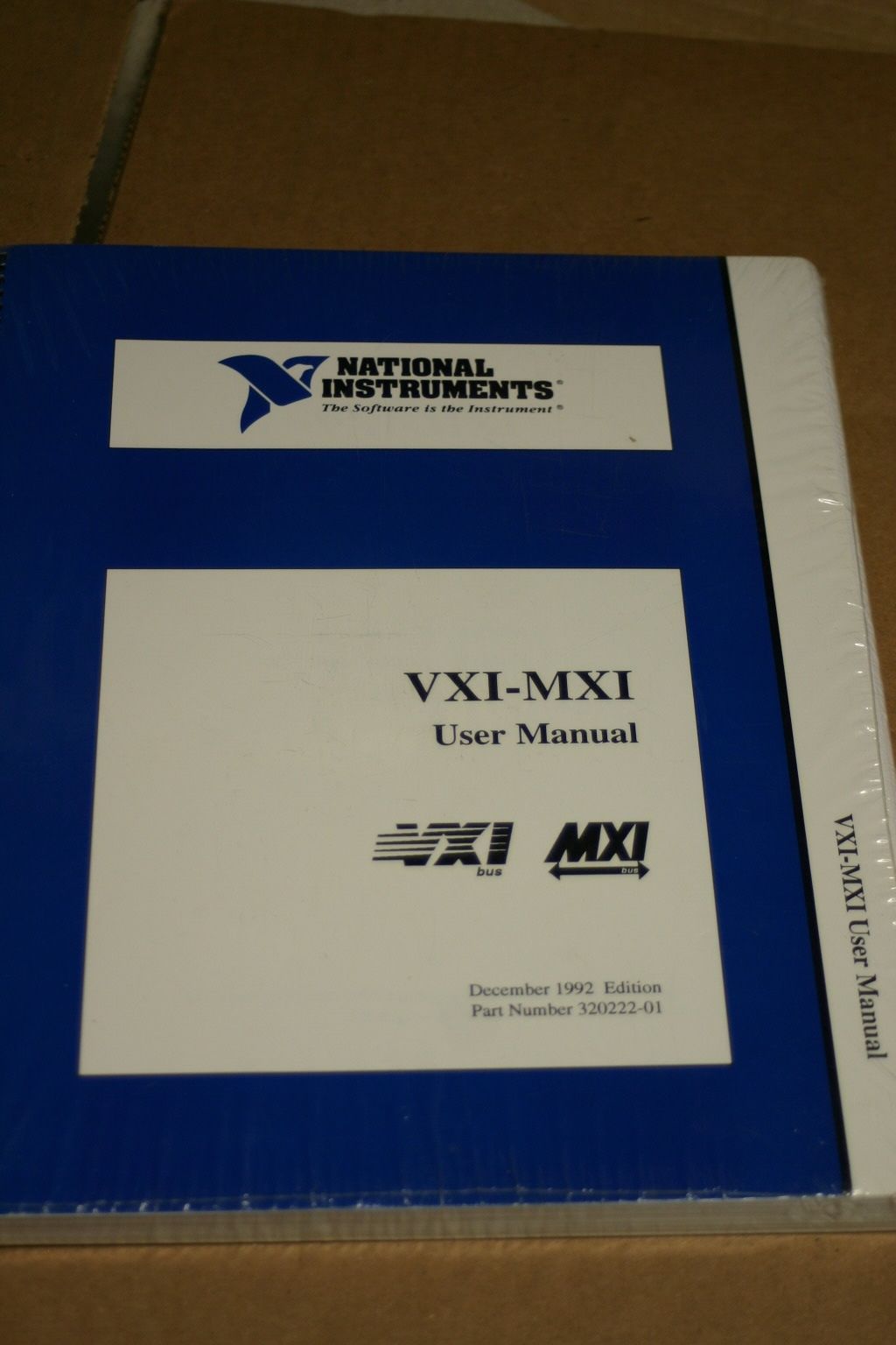 National Instruments VXI-MXI bus User Manual 320222-01 - $24.45