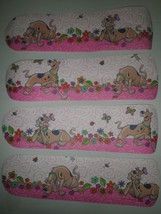 Custom ~ ~ ~ Girls Scooby Doo Pink Flower Ceiling Fan - $118.75