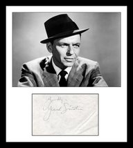 Frank Sinatra (d. 1998) Signed Autographed Vintage Signature w/ Glossy P... - $399.99