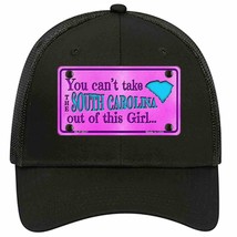 South Carolina Girl Novelty Black Mesh License Plate Hat - £23.04 GBP