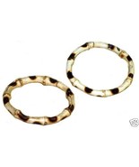 Real Bamboo Root Bracelet/Bangle Spotted -Set of 2 - £8.11 GBP