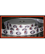 Georgia University Bulldogs Inspired Grosgrain Ribbon - $13.49 CAD