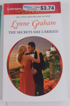 the secrets she carried by lynne graham harlequin novel fiction paperback good - £4.74 GBP