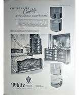 1950 - White Furniture Company - North Carolina - Vintage Print Ad-Chipp... - $20.28 CAD