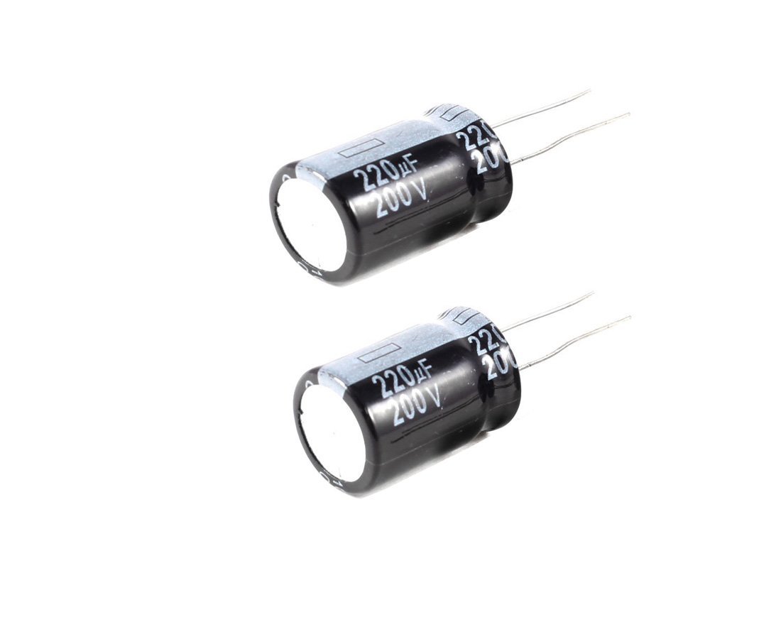 220Uf 200V 18X36 +/-20% -40 To +105°C 5 Pcs Aluminum Electrolytic Capaci... - $32.96