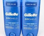 Gillette DryShield Invisible Solid Antiperspirant Deodorant Cool Wave Lo... - $28.98