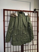 Member&#39;s Mark Girl&#39;s Ultimate Weather Resistant Green Parka Jacket Size ... - $14.60