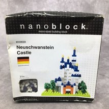 Nanoblock Neuschwanstein Castle Micro Building Block Set -New but box is damaged - £10.79 GBP