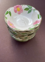 Lot of 12 Franciscan Pottery 6.25&quot; Desert Plates &quot;Desert Rose&quot; - €49,24 EUR