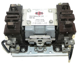 ELECTRIC MACHINERY MFG. COMPANY FIELD CONTACTOR TYPE 839 P/N: 800A070F06... - $500.00