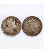 Plein De 2 Canadien 25C Pièces 1905 Et 1907 Fin État Km #11 - €61,74 EUR