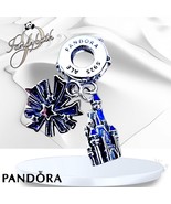 Pandora Disney Parks Exclusive Cinderella Castle Fireworks Dangle Charm ... - €64,64 EUR