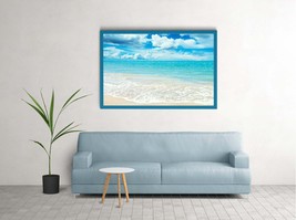 Beach Wall Art, Coastal Prints, Wave Poster, Sea Print, Ocean Printable - £1.76 GBP