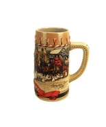 1986 Budweiser Clydesdales Stein, Hitch Passing Through Town, Ceramarte,... - $274.27 MXN