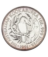 1991 Australia Silver 1oz Kookaburra (BU Condition) KM# 138 - $83.21