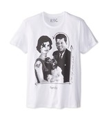 R3C by Reception (LAB) Family White Graphic T-Shirt Made in Italy &quot;Small&quot; - $29.86 CAD