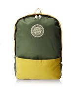 American Freshman Oakland Rucksack Bag, Green/Yellow - £10.31 GBP